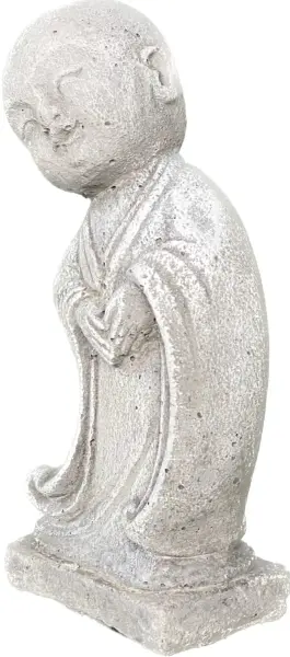 Artikelbild 5 des Artikels “Jing - Mönch, stehend, seitlich gebeugt, 20 cm H | Steinguss “